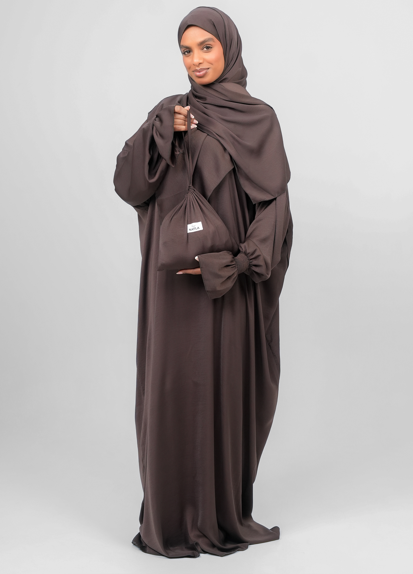 Nayla Prayer Dress Mocha