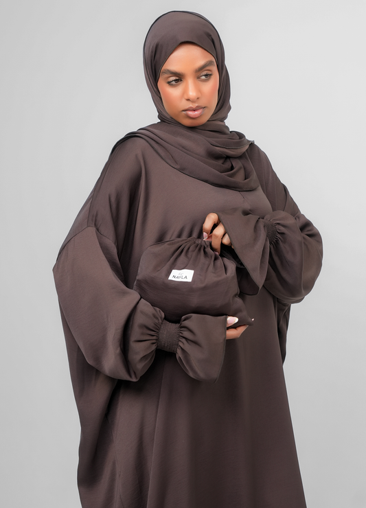 Nayla Prayer Dress Mocha