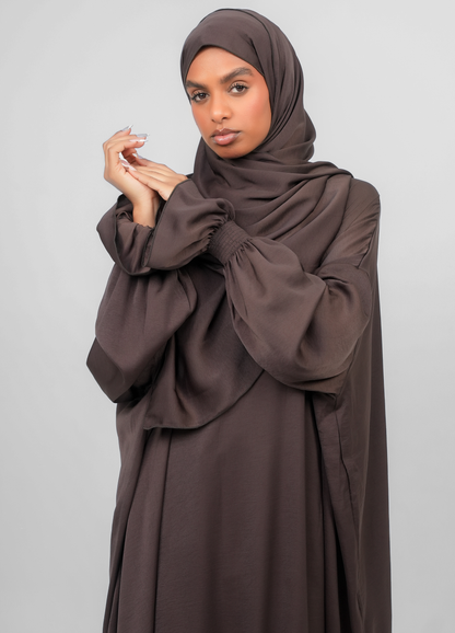 Nayla Prayer Dress Mocha
