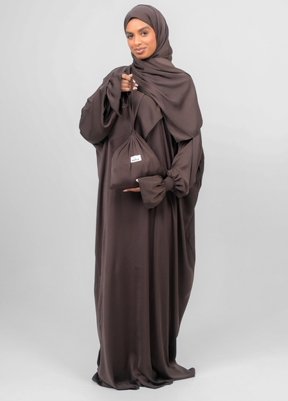 Nayla Prayer Dress Mocha